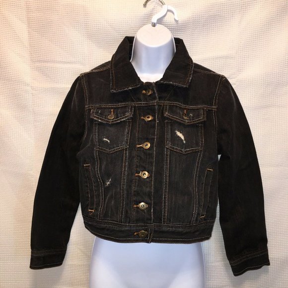 Millau Jackets & Blazers - Millau womans small  Denim Jean Jacket Cropped dis